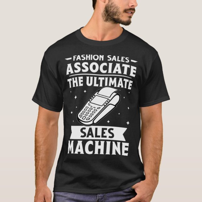 Camiseta Asociado De Ventas De Moda La Máquina De Ventas Ul (Anverso)