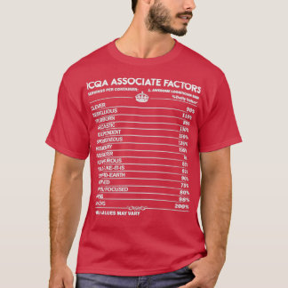 Camiseta Asociado Icqa Asociado Icqa Asociado Icqa Facto