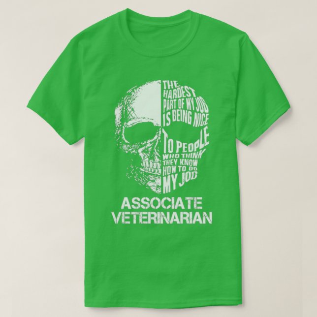 Camiseta Asociado Veterinario Asociado Veterinario (Diseño del anverso)