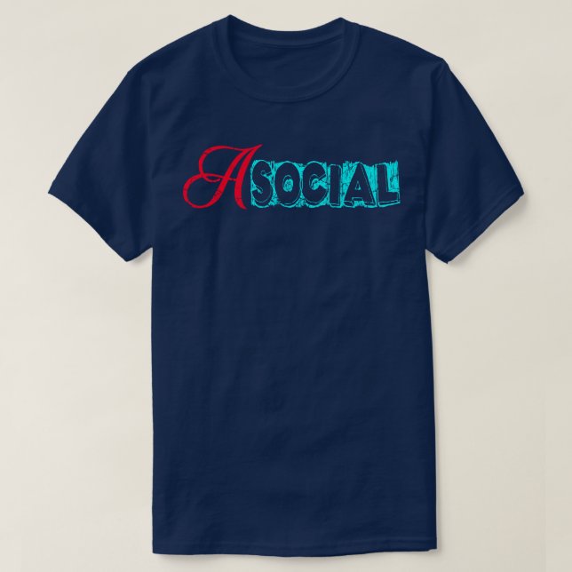 Camiseta Asocial 1 (Diseño del anverso)