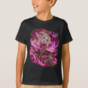 Camiseta Asombro / Pequeño Mago / Fucsia