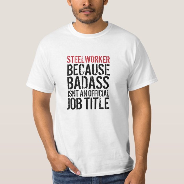 Camiseta asombrosa del cargo de Badass del (Anverso)