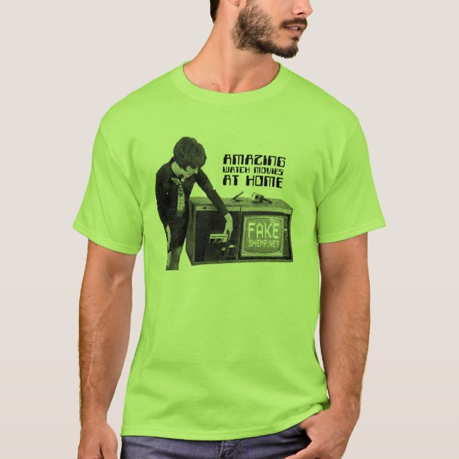 CAMISETA ASOMBROSA DEL RELOJ EN CASA (Anverso)