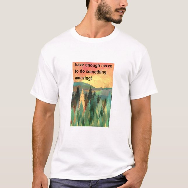 Camiseta asombrosa (ligera) (Anverso)