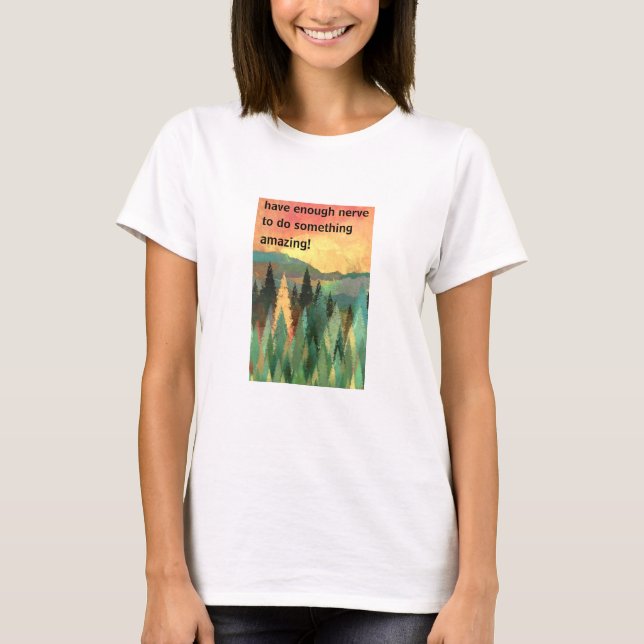 Camiseta asombrosa (ligera) (Anverso)