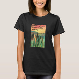 Camiseta asombrosa (oscura)