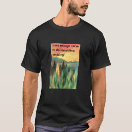 Camiseta asombrosa (oscura)
