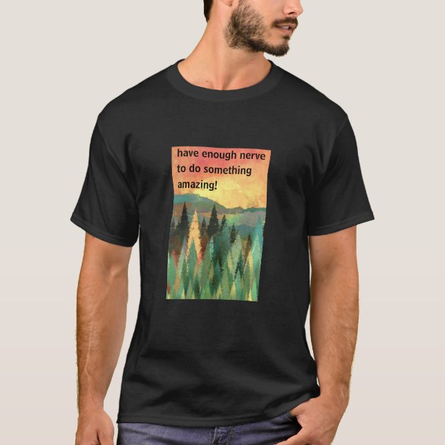 Camiseta asombrosa (oscura) (Anverso)
