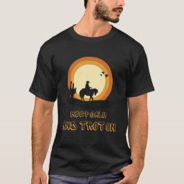 Camiseta asombrosa para montar a caballo