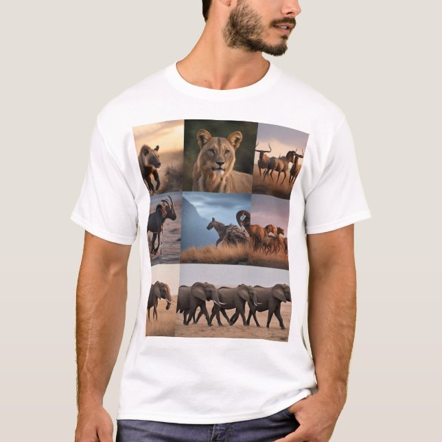 Camiseta 📸 asombrosas imágenes de vida salvaje de Anwilf (Anverso)