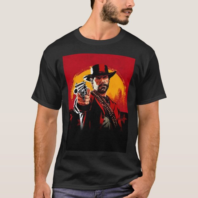 Camiseta asombrosas obras de arte del juego online rdr 1 y  (Anverso)