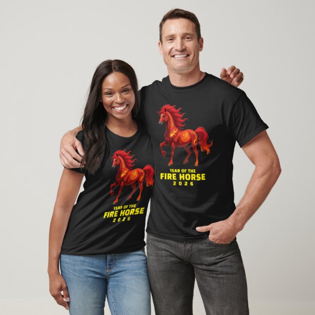 Camiseta Asombroso Año Chino del Caballo de Fuego 2026 (Unisexo)