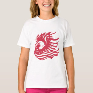 Camiseta Asombroso arte digital de águilas patrióticas