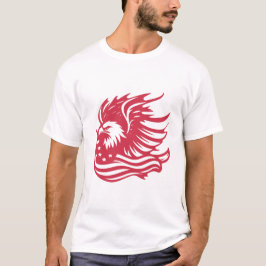 Camiseta Asombroso arte digital de águilas patrióticas