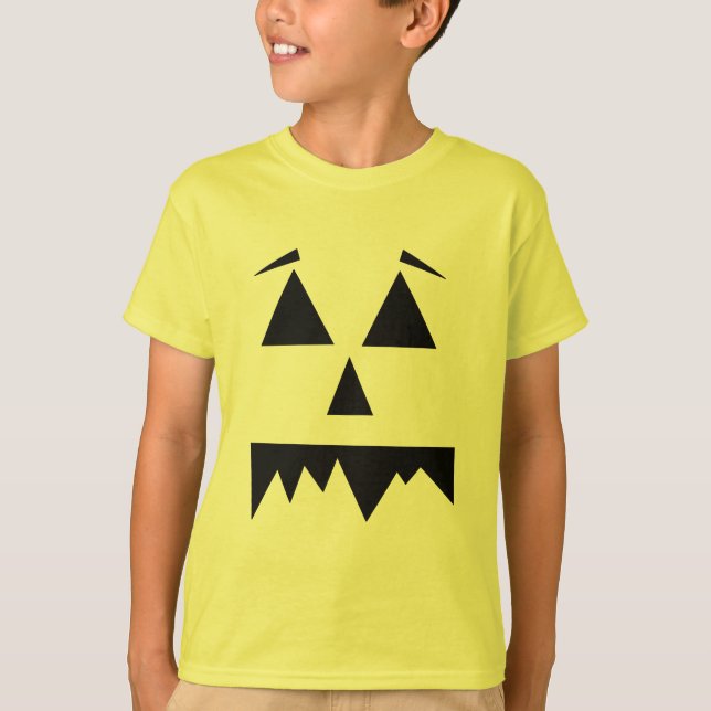 Camiseta Asombroso Calabaza Face Halloween (Anverso)