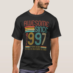 Camiseta Asombroso Desde 1997, Un Año Mayor Y Todavía Como 