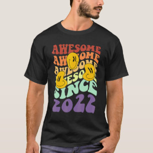 Camiseta asombroso desde 2022 nivel 1 desbloqueado niño de 