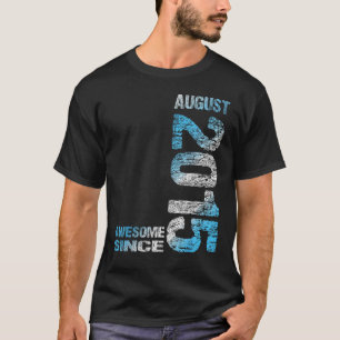 Camiseta Asombroso desde agosto de 2015 Octavo cumpleaños n
