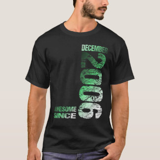 Camiseta Asombroso desde diciembre de 2006 17º cumpleaños N