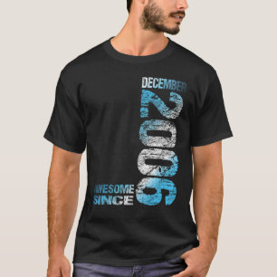 Camiseta Asombroso desde diciembre de 2006 17º cumpleaños N