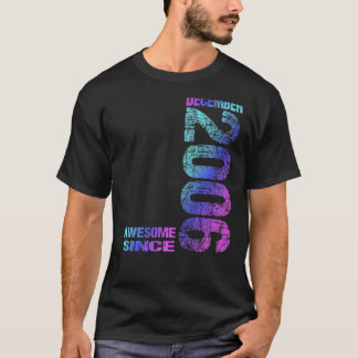 Camiseta Asombroso desde diciembre de 2006 17º cumpleaños N