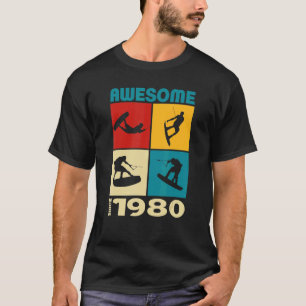 Camiseta Asombroso desde el estilo de vida de Wakeboard de