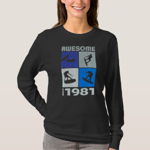 Camiseta Asombroso desde el estilo de vida de Wakeboard de 
