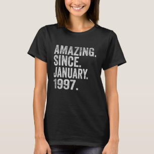 Camiseta Asombroso desde enero de 1997 26 años de edad 26º