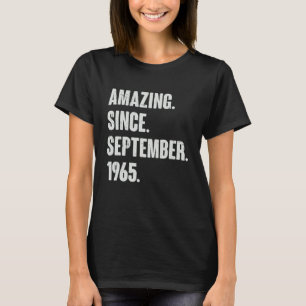 Camiseta Asombroso desde septiembre de 1965 57 años de edad