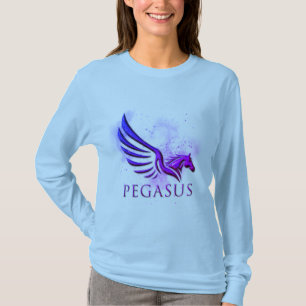 Camiseta Asombroso fondo cósmico pegasus alado