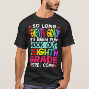 Camiseta Asombroso Hasta El Séptimo Grado Cuidado Octavo Gr