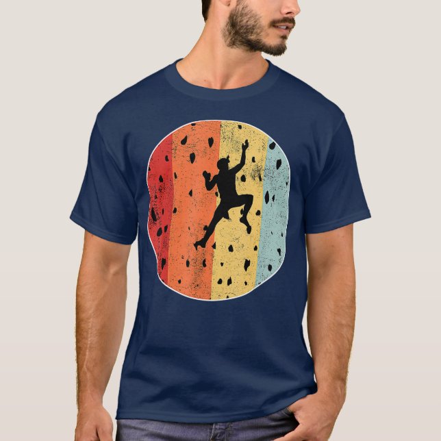 Camiseta Asombroso regalo de Guay Rock Climbing Love Climbe (Anverso)