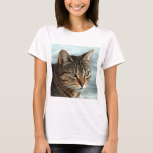 Camiseta Asombroso retrato artístico del gato de Tabby