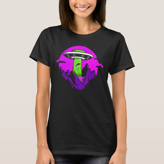 Camiseta Asombroso secuestro de Alien Ufo de Guay Flying Sa (Anverso)
