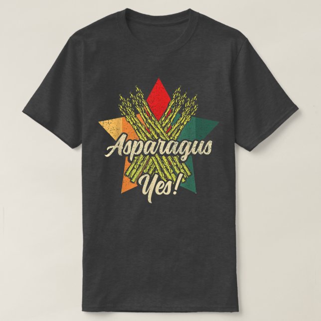 Camiseta Asparagus Yes Funny Vegetable Gardener  81 (Diseño del anverso)