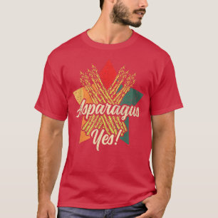 Camiseta Asparagus Yes Funny Vegetable Gardener T-Shirt