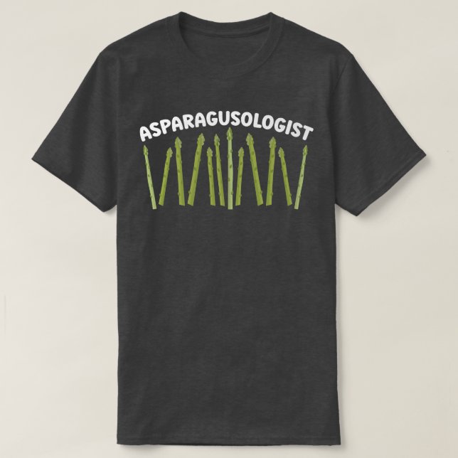 Camiseta Asparagusólogo Asparagus Lover Vegetable V (Diseño del anverso)
