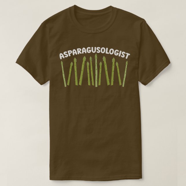 Camiseta Asparagusólogo Asparagus Lover Vegetable V (Diseño del anverso)