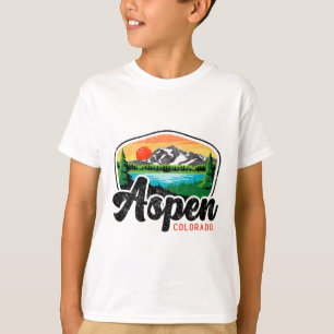 Camiseta Aspe de Aspen Colorado Co Mountain Skiing Vintage