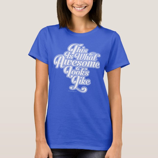 Camiseta Aspecto Asombroso (D2) (Anverso)