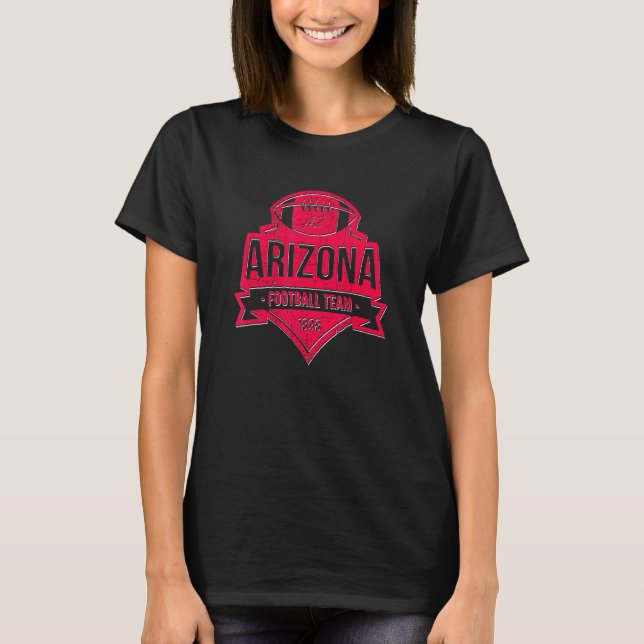 Camiseta Aspecto de error angustiado Cardinal Fiesta Tailga (Anverso)