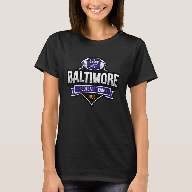 Camiseta Aspecto de error angustiado Cuervo Fiesta Gameday  (Anverso)