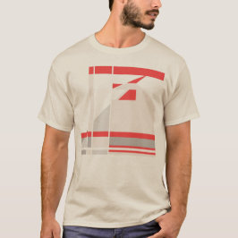 Camiseta Aspecto del Art MCM del Resumen Geométrico Gris Ro