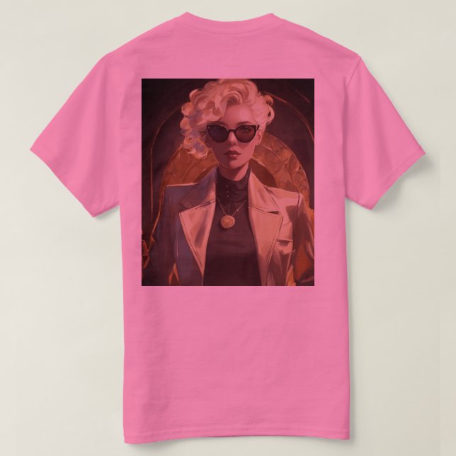 Camiseta aspecto lujoso (Reverso del diseño)
