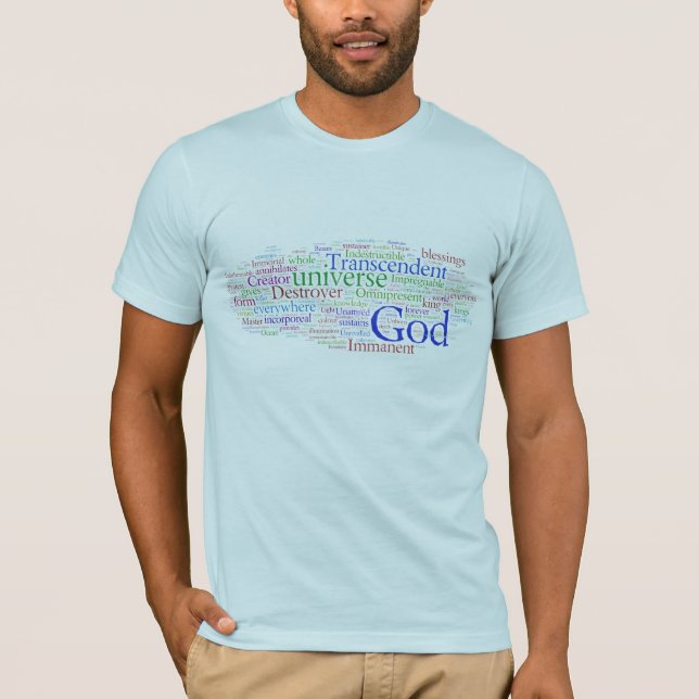 Camiseta Aspectos de dios (Anverso)