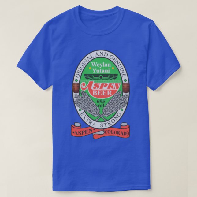 Camiseta Aspen Beer (Diseño del anverso)