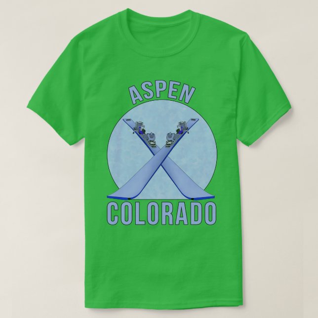 Camiseta Aspen Colorado (Diseño del anverso)