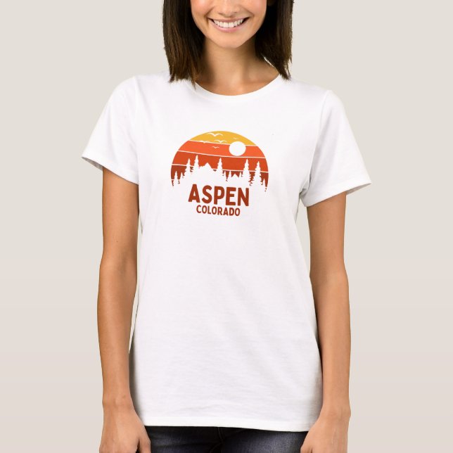 Camiseta Aspen, Colorado (Anverso)
