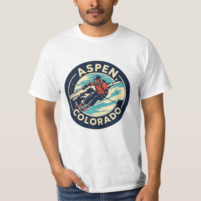 Camiseta Aspen, Colorado (Anverso)