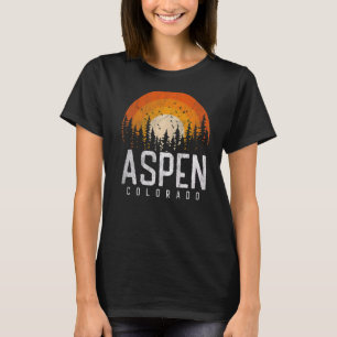 Camiseta Aspen Colorado CO Retro Style Vintage 70s 80s